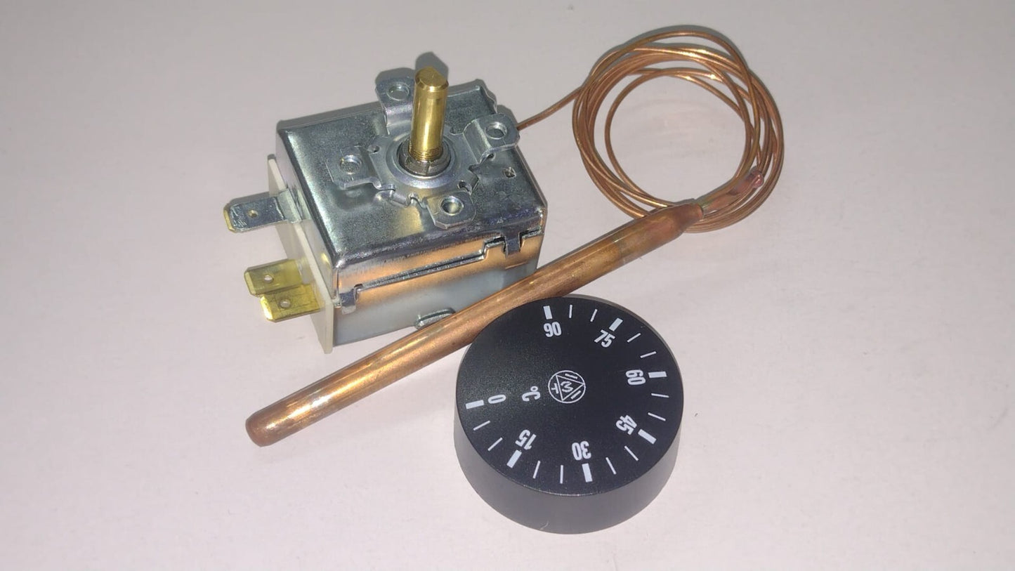IMIT 540010/C TERMOSTATO REGOLABILE 0-86°C TYPE TR2 9325 5062841 + MANOPOLA