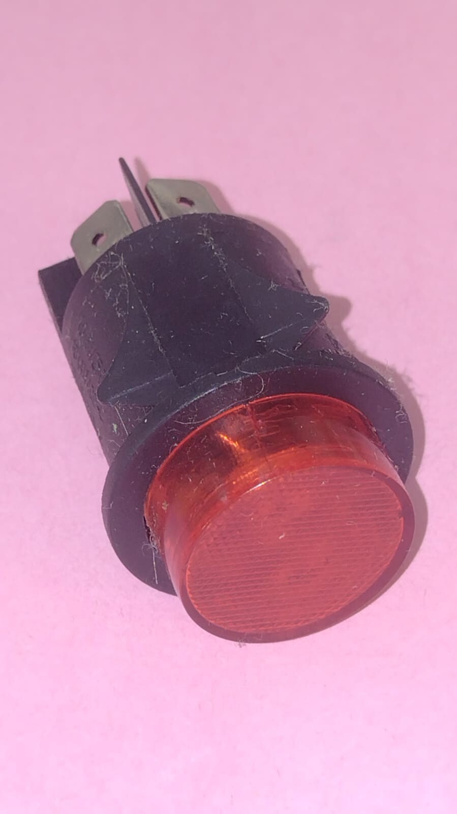 INTERRUTTORE BIPOLARE LUMINOSO TONDO 16A 250V ø 25 mm .