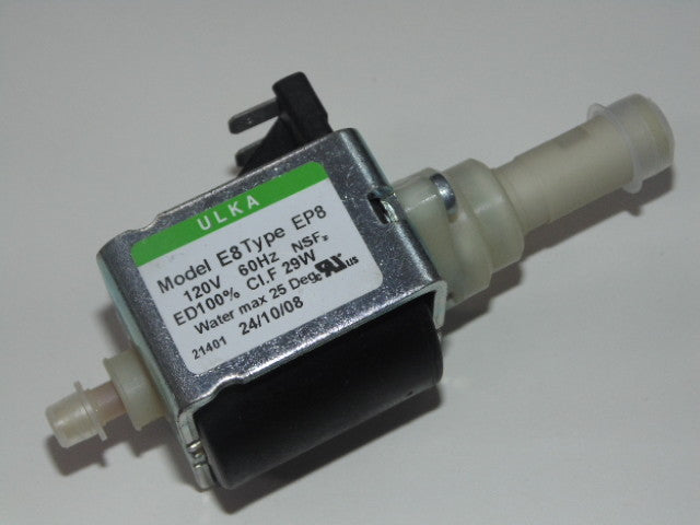 ULKA PUMPS ULKA PUMP POMPA ULKA Model E8 Type EP8 120V 60HZ 29W ED100% CL.F