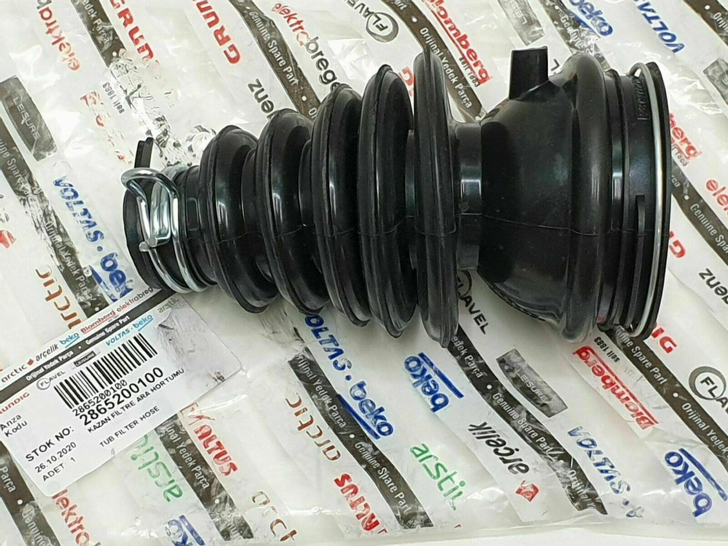 MANICOTTO BEKO TUBO SCARICO ORIGINALE BEKO 2865200100 2819090100 Smeg 698973381