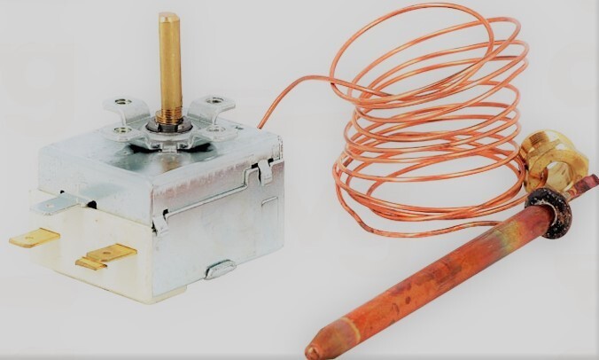 TERMOSTATO DI REGOLAZIONE CON PERNO, 0-130°C