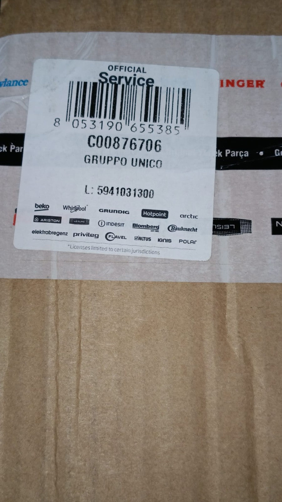 BEKO CASSETTO CONGELATORE 5941031300 C00876706