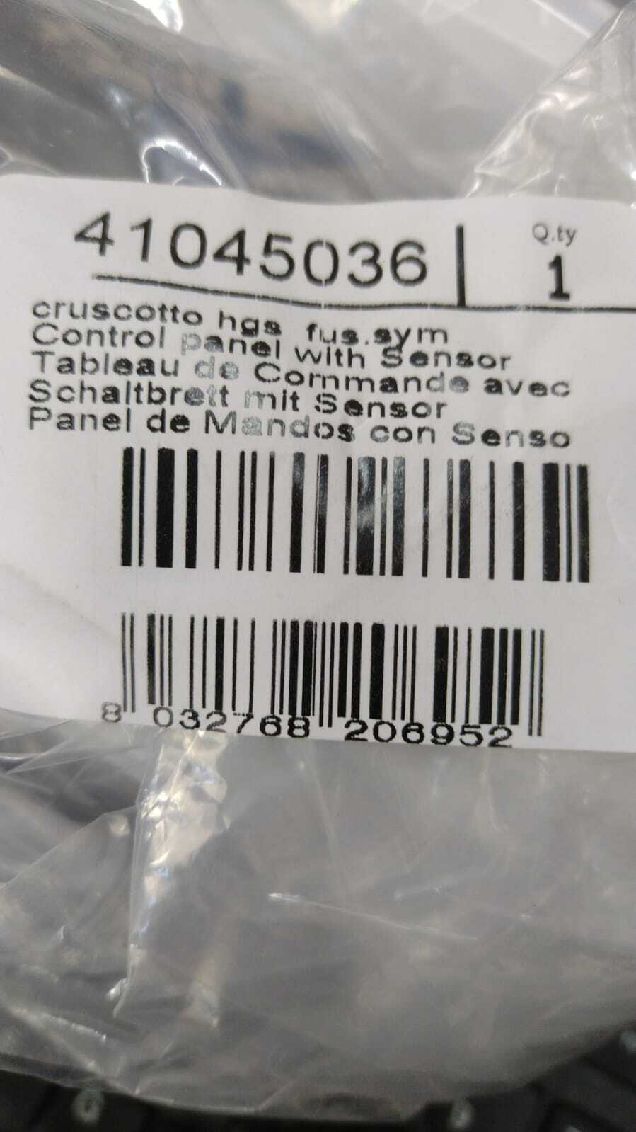 CRUSCOTTO CON SENSORE LAVATRICE CANDY SMART ORIGINALE 41045036