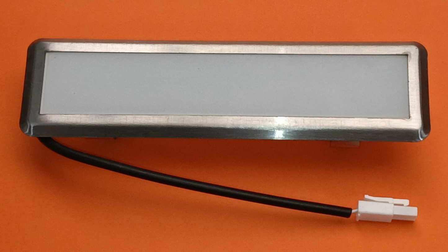 FARETTO CAPPA LED 2W 220V UNIVERSALE 4,8 X 17,5cm ESTERNE 16 x 3,5cm INCASSO
