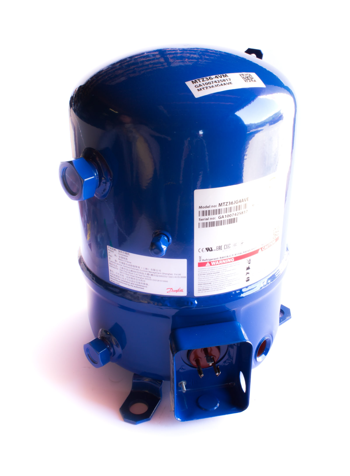 COMPRESSORE MANEUROP MTZ64-4V R404 MBP 18,60cc