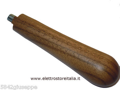 IMPUGNATURA PORTAFILTRO IN LEGNO NOCE NAZIONALE FILETTO 12mm