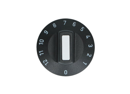 MANOPOLA REGOLAZIONE NERA ø 50mm EGO 0000.524.154 0-12