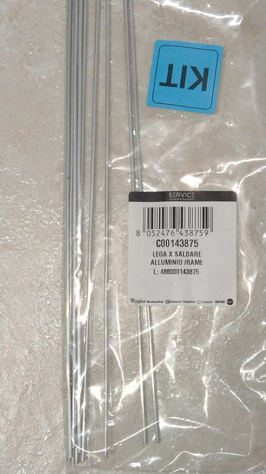 LEGA PER SALDARE ALLUMINIO/RAME 10pz  C00143875