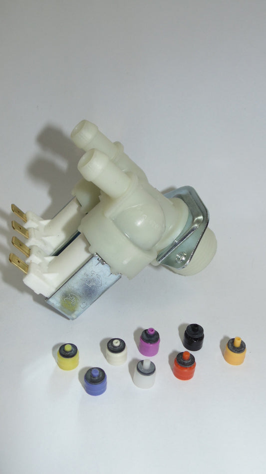 KIT VALVOLA DOPPIA 180°+ RIDUTTORI DI PRESSIONE PER PRODUTTORE DI GHIACCIO 220V