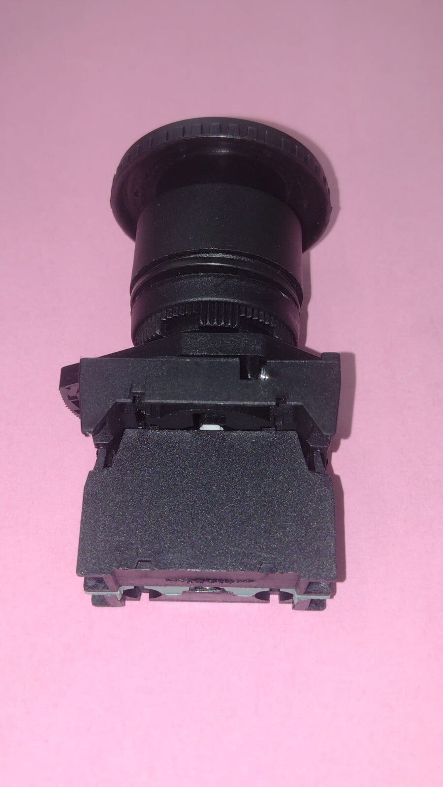PULSANTE A RILASCIO NERO Ø 40mm