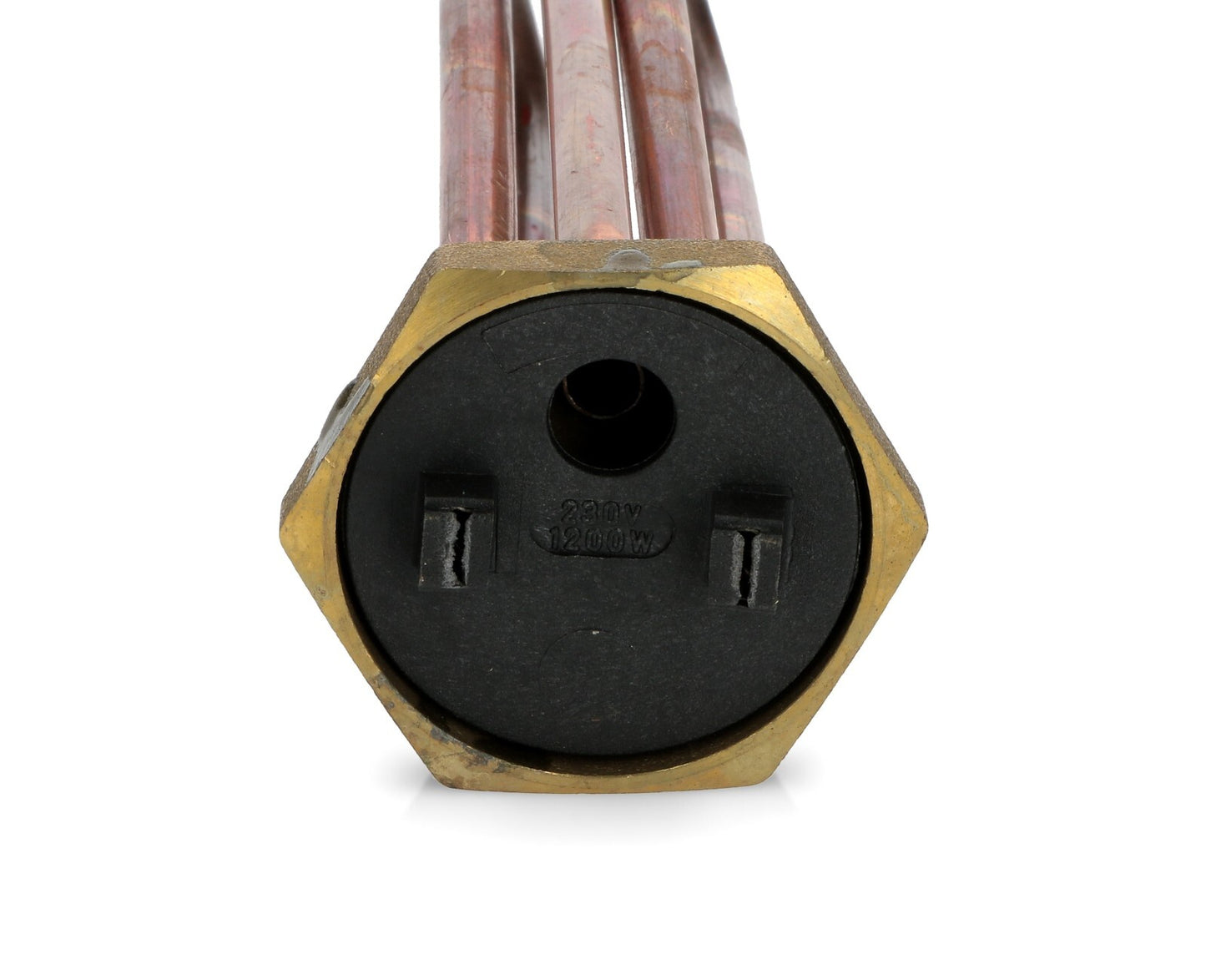 RESISTENZA RICURVA A TAPPO CON PORTA ANODO 11/4 1200W 230V LUNGHEZZA 16,5+27cm