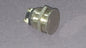PULSANTE METALLICO ANTI VANDALO FILETTO Ø 19mm PIATTO