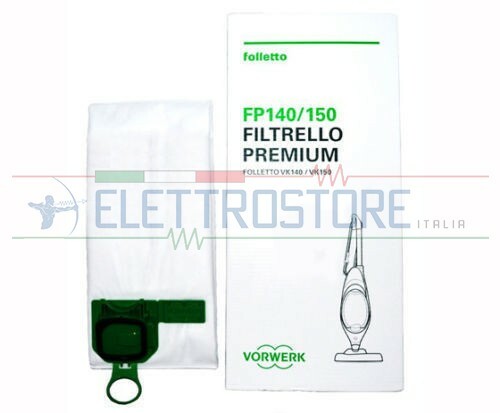 Confezione 6 sacchetti folletto vk140/vk150 originali 41432 fp140/fp150 05091