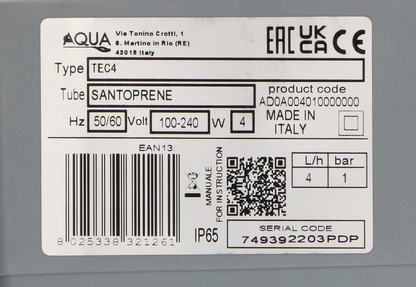 DOSATORE PERISTALTICO DETERGENTE TEC-R 3090251