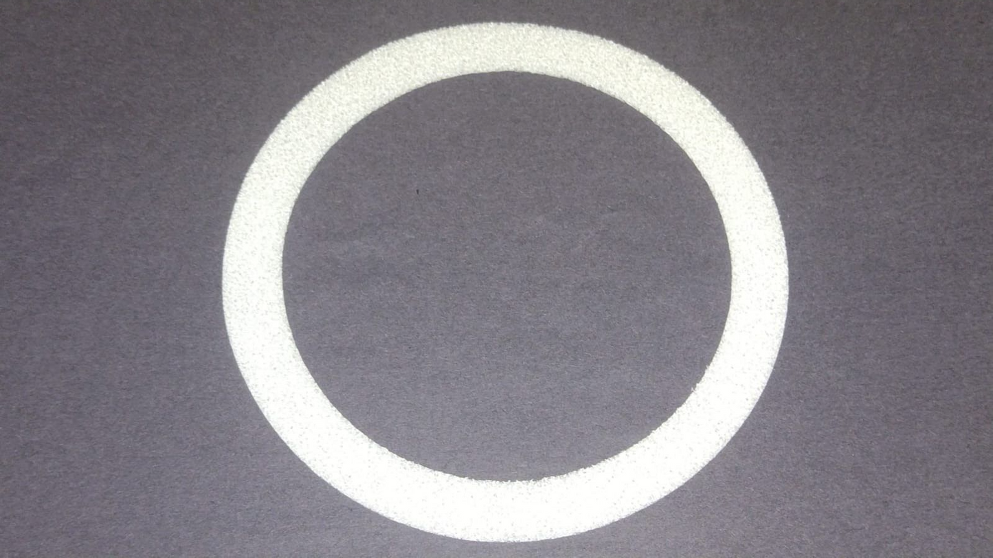 GUARNIZIONE BIANCA FOAM PER PILETTA SCARICO LAVELLO CUCINA FRANKE 133.0042.871 .
