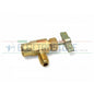 RUBINETTO A SFERA IN OTTONE 7/16''NPT FEMMINA x 1/4'' MASCHIO .