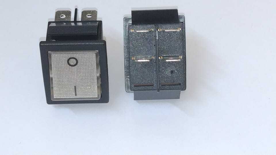 INTERRUTTORE BIPOLARE LUMINOSO TRASPARENTE 250V 16A
