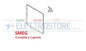 SMEG - GUARNIZIONE PER PORTA FORNO DA 60 cm CUCINA 5 GANCI - 1460 mm -754130519