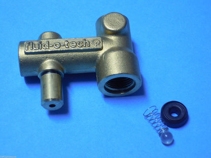 VALVOLA BY PASS OTTONE POMPA VIBRAZIONE Uscita 1/8G scarico Diam. 8 mm.