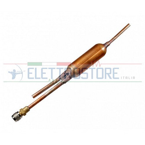 FILTRO DISIDRATATORE 15gr. Ø 3mm x Ø 3mm 3 VIE CON VALVOLA TUBI 6x5mm
