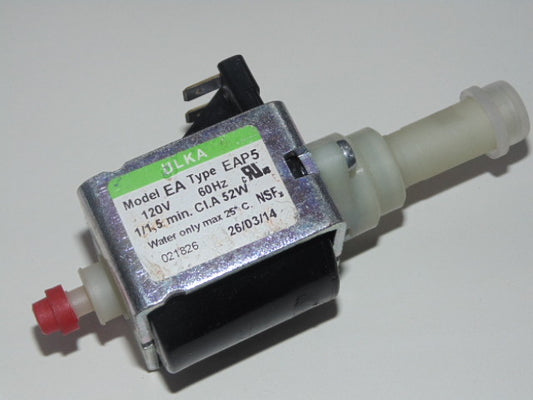 ULKA PUMPS ULKA PUMP POMPA ULKA Model EA Type EAP5 120V 60HZ 52W 1/1,5 min.