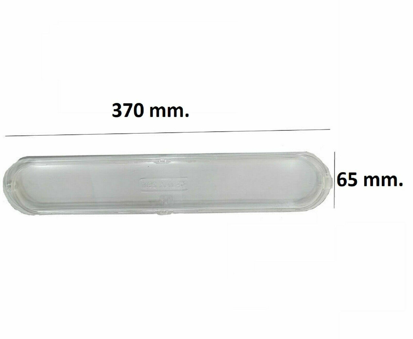 ELICA VETRINO DIFFUSORE LUCE CAPPA PLAFONIERA CM. 36,9 X 6,5-RICAMBIO ORIGINALE
