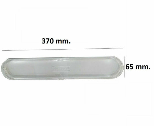 ELICA VETRINO DIFFUSORE LUCE CAPPA PLAFONIERA CM. 36,9 X 6,5-RICAMBIO ORIGINALE