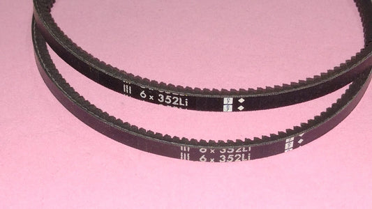 CINGHIA AFFETTATRICE 6x352 Li CINGHIA TRAPEZOIDALE LARG.mm 6 SVILUPPO 352