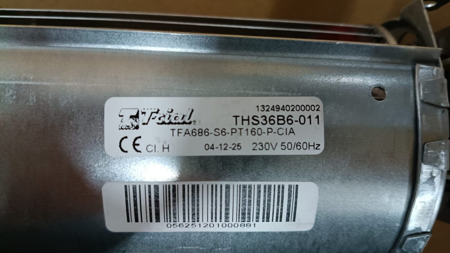 TRIAL TFA686-S6-PT160-P-CIA VENTOLA TANGENZIALE 36cm 230V CL."H"  THS36B6-011