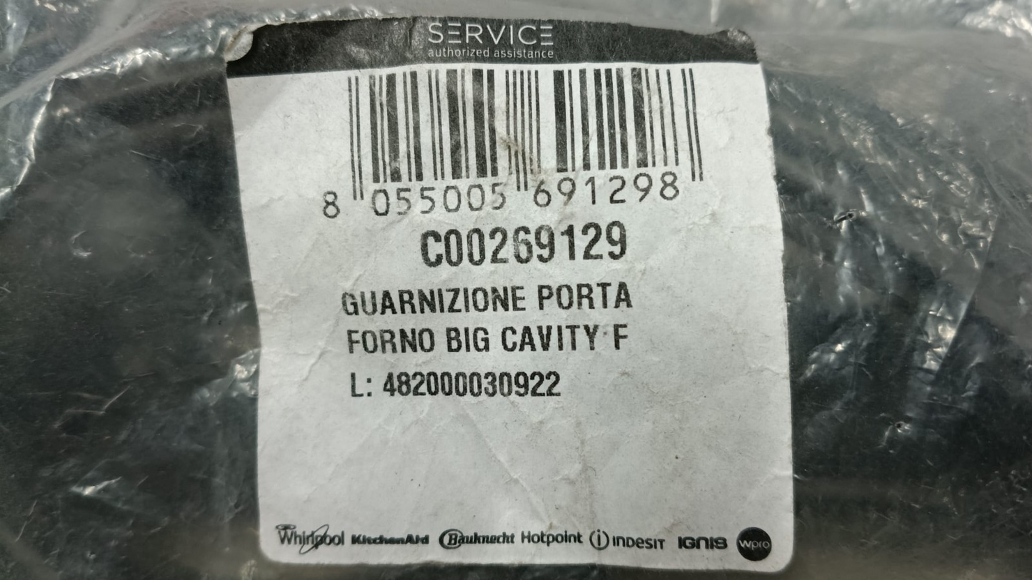 Hotpoint Ariston C00269129 GUARNIZIONE PORTA FORNO BIG CAVITY F 482000030922
