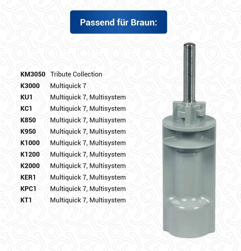 BRAUN Perno Supporto Dischi Porta Lama K1000 K3000 Robot Multiquick 3210