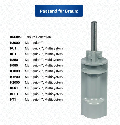 BRAUN Perno Supporto Dischi Porta Lama K1000 K3000 Robot Multiquick 3210