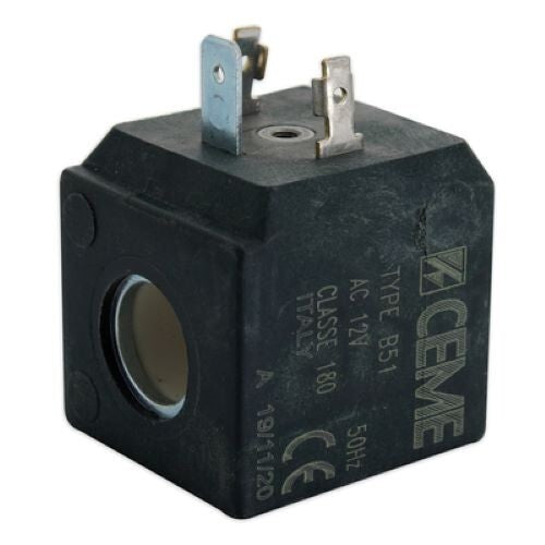 Bobina elettrovalvola ceme media 6w - 12v ac foro ø 13,5x10mm  CEME TYPE B51