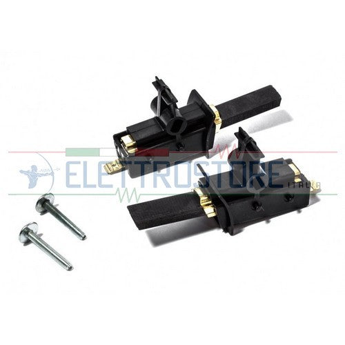 COPPIA SPAZZOLE MOTORE CARBONCINI CANDY ARISTON BRANDT 041078 196541 51X9121