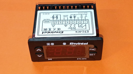 TELETERMOSTATO TIPO ELIWELL 974 230V 2 SONDE (COMPRESE) ENVINTEL ETC-974