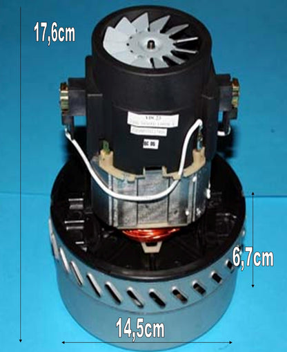 MOTORE bidone ASPIRASOLIDI e LIQUIDI 1400W. *