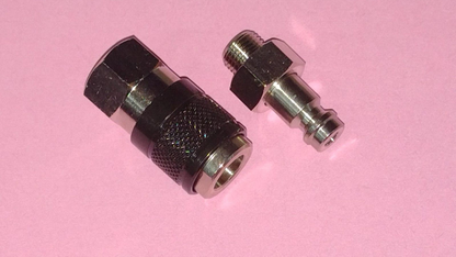 KIT INNESTO RAPIDO FEMMINA + MASCHIO MIGNON DN.5 FKM 1/8 CON GUARNIZIONE VITON