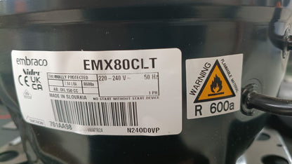 EMBRACO COMPRESSORE FRIGORIFERO ARISTON INDESIT ORIGINALE C00633986 EMX80CLT