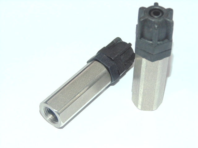 VALVOLA NON RITORNO INOX 1/8F CON RACCORDO PLASTICA 1pz