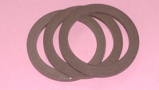 GUARNIZIONE CAFFETTIERA GIANNIINA 3 TAZZE KIT 3pz DIAMETRO ESTERNO 66 INTERNO 53