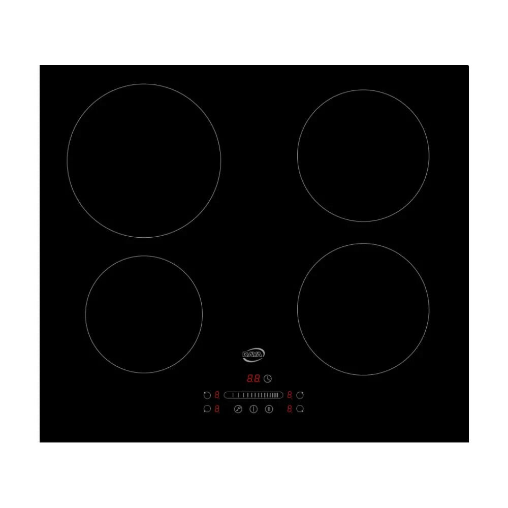 Piano cottura induzione 4 zone L 59 cm DPC754I DAYA antracitenero