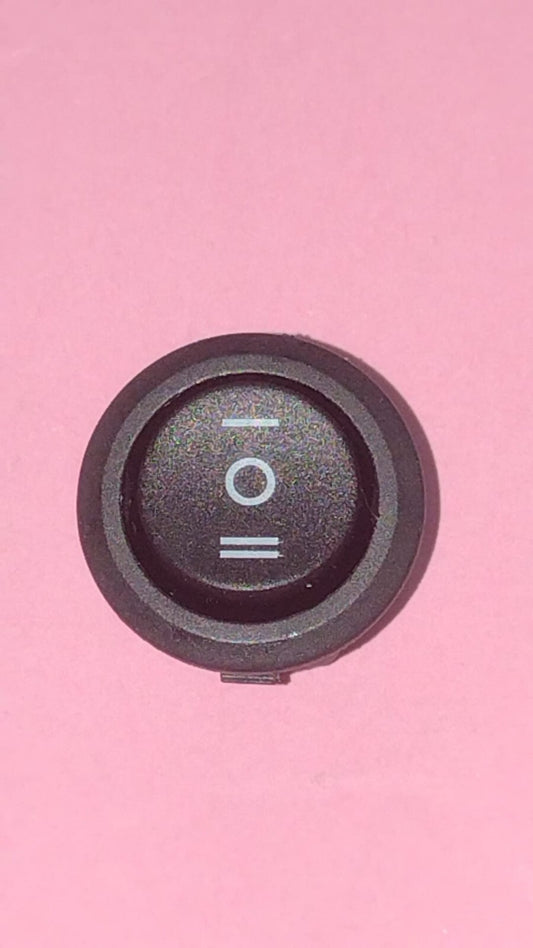 Deviatore A Bilanciere 10A 250V Nero DE/3436H-C