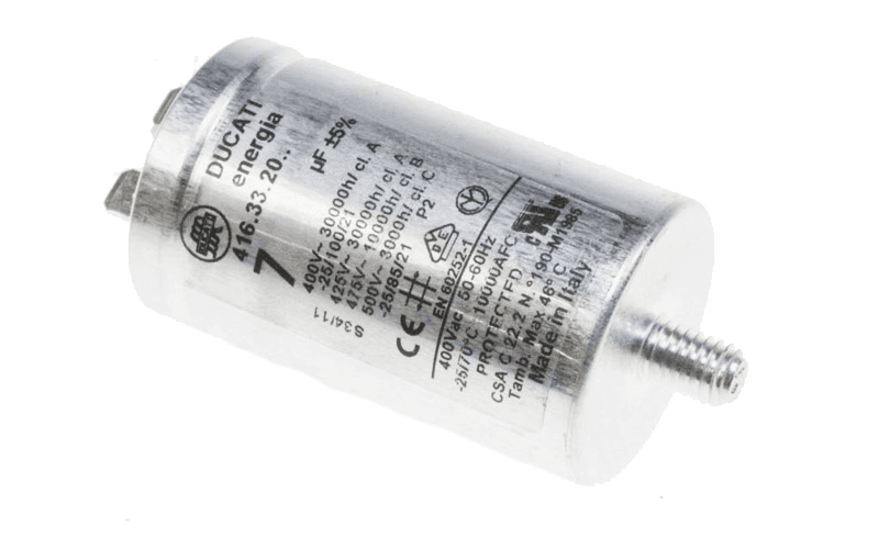 CONDENSATORE DUCATI 7UF 475V LAVASTOVIGLIE asciugatrice INDESIT CANDY 41039164