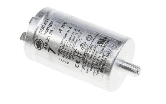 CONDENSATORE DUCATI 7UF 475V LAVASTOVIGLIE asciugatrice INDESIT CANDY 41039164