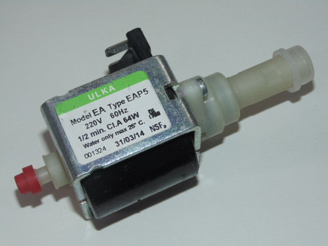 ULKA PUMPS ULKA PUMP POMPA ULKA Model EA Type EAP5 220V 60HZ 64W 1/2 min.