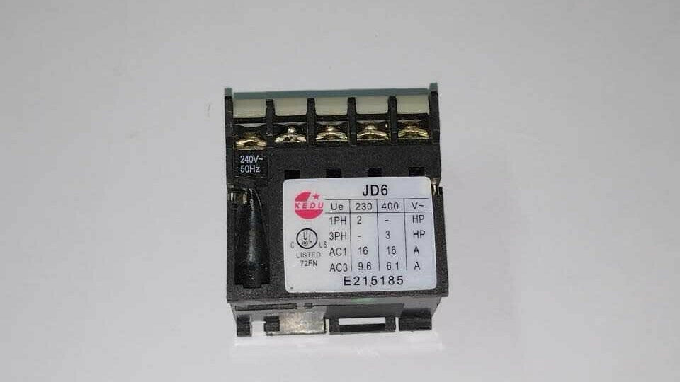 CONTATTORE KEDU JD6.01 6.1A 230V 2.2Kw 5112901