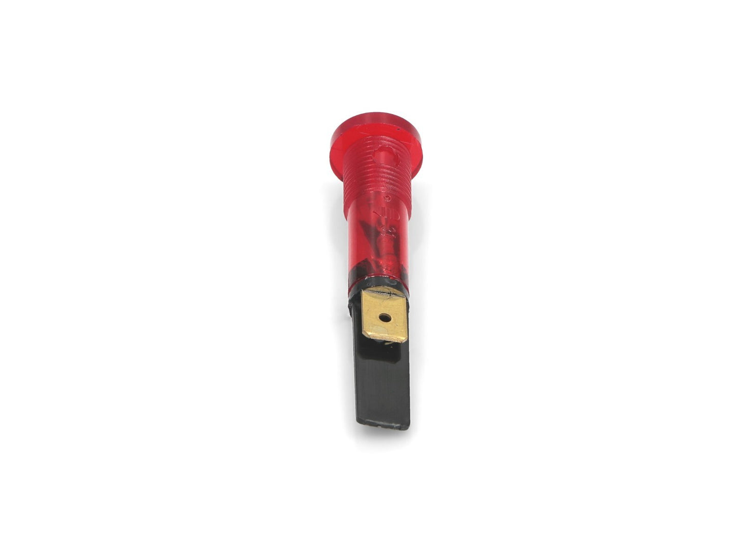 SPIA LUMINOSA TONDA ROSSA SERIE SX31 230V 120°C TESTA Ø13,5mm FORO Ø10mm SWT725