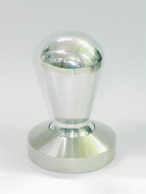 PRESSINO IN ALLUMINIO base INOX Ø 58mm FONDO PIATTO inox 7604