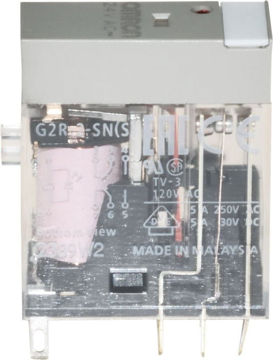 Salva Industrial 0072100003 Relè 2 contatti 24Vac 5A 250V