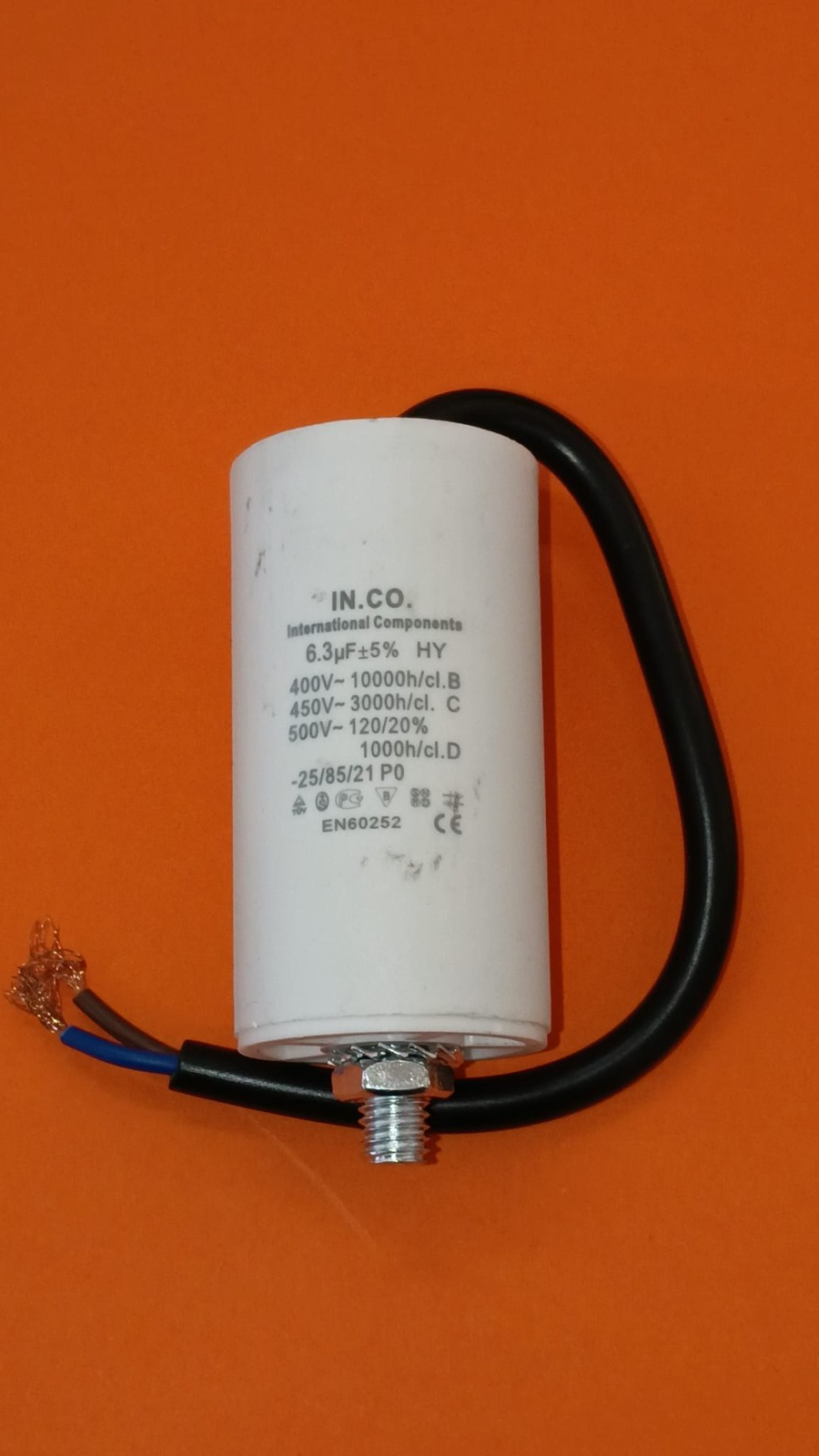 CONDENSATORE 6,3µF + CAVETTO